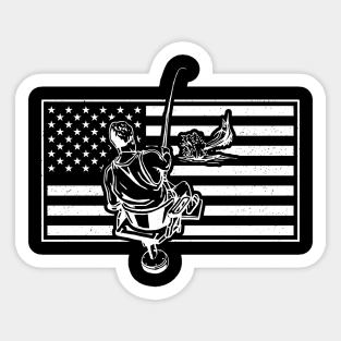 American Deep Sea Fishing Sticker